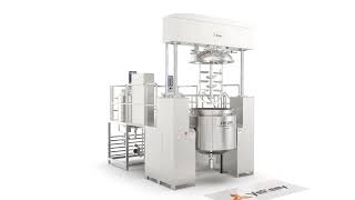 Pharmaceutical Homogenizing Emulsifying Mixing Equipment for Ointment Gel Making [upl. by Delphine605]