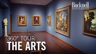 360° Campus Tour Bucknell University Arts Facilities [upl. by Airdnala]