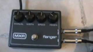 70s MXR Flanger pedal demo [upl. by Melodie26]