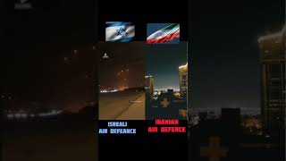 isreali and iranian air defence system work at attack [upl. by Yauqaj]