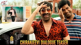 Disco Raja Chiranjeevi Dialogue Teaser  Ravi Teja  Nabha Natesh  Vi Anand  SRT Entertainments [upl. by Labotsirc242]