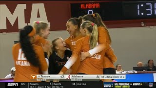 Texas vs Alabama  2024 Womens College Volleyball Nov 17 2024 [upl. by Lorilee]