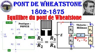 Application du Théorème de Millman – Pont de Wheatstone [upl. by Llehsor129]