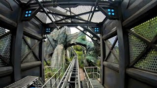 VelociCoaster Ultra HD OnRide POV Jurassic World at Universal Orlando Intamin MultiLaunch [upl. by Nilla]