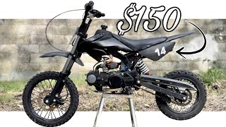 I Paid 150 For This 110cc Pit Bike It Only Needed a Carb [upl. by Sharai391]