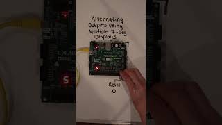 FPGA Alternating Outputs on Multiple 7Segment Displays [upl. by Ingram]