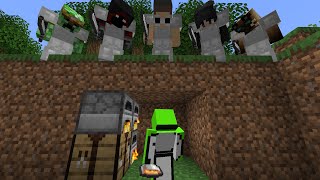 Minecraft Speedrunner VS 5 Hunters GRAND FINALE [upl. by Ecirtnahs]