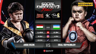 ERALI VS ABDUROZIK JONLI EFIR [upl. by Einnalem514]