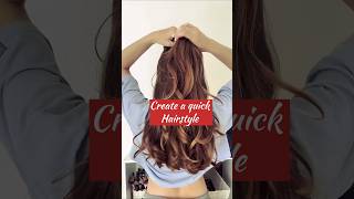 🫶Easy half up hairstyle idea [upl. by Aznecniv]