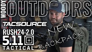 511 RUSH24 20 BACKPACK REVIEW  WOODY OUTDOORS [upl. by Euqinot]