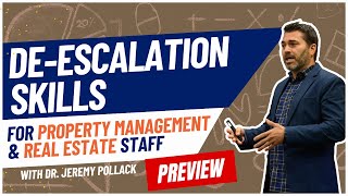 Deescalation Training for Real Estate amp Property Management Staff  Online Course Preview  Dr P [upl. by Leventis]