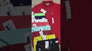 LACOSTE POLO SHIRT  LOW PRICE WHOLESALE 8801916662344 UTTARA DHAKA BANGLADESH [upl. by Petulia]