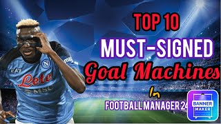 Top Goal machines in FM24 mobile 🔥 [upl. by Eelsew]