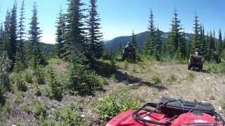 ATV Trail Riding in BC  Day 4 AM Ride  LakeCabin Hunting [upl. by Pedaiah]