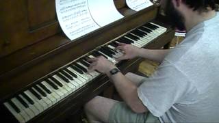 Sonic the Hedgehog Spring Yard Zone theme in ragtime sightread by Tom Brier [upl. by Trebleht]