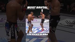 Leg kicks that crack BRICKS 🦴💀 ufc mma shorts foryou [upl. by Nohsyt366]