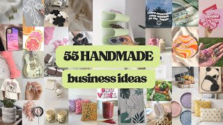 55 Business Ideas You Can Start At Home amp MAKE MONEY  Handmade Products to Sell [upl. by Tonneson713]