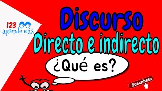 discurso directo e indirecto cuarto de primaria [upl. by Yrtsed]