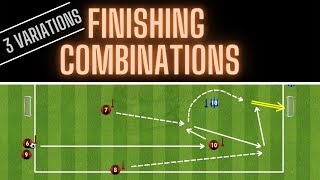 Competitive Finishing Combinations  Score More Goals  FootballSoccer [upl. by Tab897]