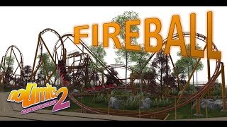 FIREBALL  Crazy Compact Virtual Coaster  NoLimits 2 [upl. by Materse]