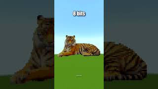 Minecraft Animals 1 bit 2 bits 4 bits 8 bits 16 bits 32 bits 64 bits [upl. by Comethuauc]