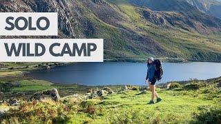 Solo Wild Camp amp camping kit review  SNOWDONIA [upl. by Deloria]