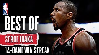 Ibakas Best Plays For Raptors During 14Game Win Streak [upl. by Enoyrt272]