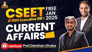 CSEET JAN 2025  CURRENT AFFAIRS  LEC 14  CHP 4  FREE ONLINE CSEET LECTURES  PROF DARSHAN DHOKA [upl. by Onitrof]