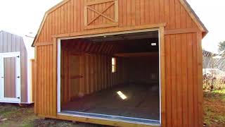 14x32 Lofted Garage Amish made Great Savings [upl. by Zacherie]