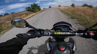 Yamaha XTX 660  POV  Old Mountain Road  MIVV Exhaust [upl. by Corina36]