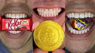 The Most Satisfying Chocolate and Candy ASMR 🙄 long satisfying compilation [upl. by Aidni]