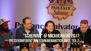 quotScheiningquot  Nockherberg 2017 Pressekonferenz zum Starkbieranstich 2017 Teil 2 [upl. by Erelia649]