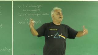 Aula 182  Equação de movimento do oscilador amortecido e forçado comentários sobre sua solução [upl. by Ryle]