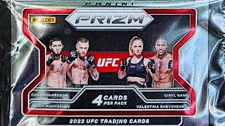 2022 Panini Prizm UFC 4Card Packs x 2 [upl. by Zantos]