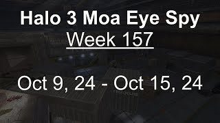 Halo 3 MCC  All Moa Eye Spy Locations for Week 157  10924 to 101524 [upl. by Neiv28]