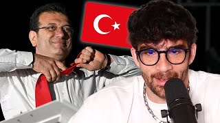 Erdoğan loses Election in Istanbul to Ekrem İmamoğlu  HasanAbi reacts [upl. by Angrist]