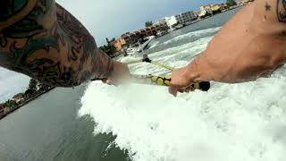 Seth Wakeboarding on the Monterey M65 [upl. by Llatsyrk]