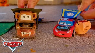 TRUNKORTREAT with Lightning McQueen and Mater  Pixar Cars [upl. by Airolg]