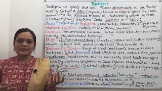 Class 115  Teratogens Part 01  Teratogens Introduction amp Classes of Teratogens with Examples [upl. by Kceb]