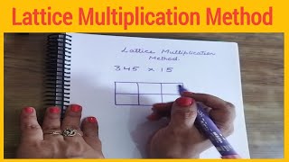 NAPIERS BONES  LATTICE MULTIPLICATION  FOUR DIGIT BY TWO DIGIT Multiplication [upl. by Morse]