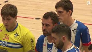 LHandbol Banyoles afronta el derbi en 4t lloc després de guanyar entre setmana a Vilanova 2829 [upl. by Sivle]