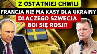 Nie ma więcej pieniędzy dla Ukrainy Szwecja broni się przed Rosją WOJNA ROSJAUKRAINA [upl. by Hsirahc]