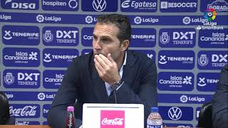 Rueda de prensa de Rubén Baraja tras el CD Tenerife vs SD Ponferradina 10 [upl. by Ethelyn]