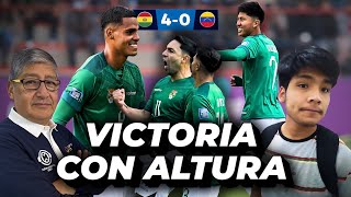 BOLIVIA 40 VENEZUELA Y ESTA DENTRO DEL MUNDIAL  BOLIVIA HUMILLA A VENEZUELA EN EL ALTO [upl. by Sylirama978]