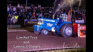 Tractor Pulling  Limited Prostocks  Compact Diesels from Great Eccleston 2024 [upl. by Leanatan]