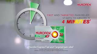 Nurofen Express Switch now to UK No1 Pain Relief Brand [upl. by Nolad]