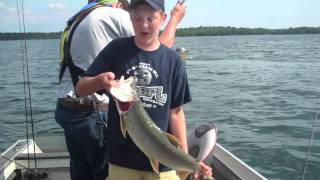 Fishing for Lake Trout on Crow Lake [upl. by Gaut268]