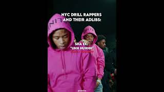 NYC Drill rappers adlibs🔥 [upl. by Ytte]