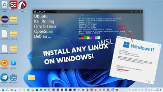 Installing linux on windows [upl. by Swinton342]