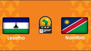 Lesotho v Namibia  2024 African Nations Championship  eFootball [upl. by Peisch]